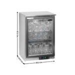 Givreur à Verres 112 L. - Finition Inox sans Canopy | GF200VSG | TEFCOLD