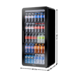 Armoire positive 291 L. - 1 porte vitrée - Premium Series | CVM11HCEGC01 | TRUE