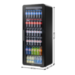 Armoire positive 345 L. - 1 porte vitrée - Premium Series | CVM13HCEGC01 | TRUE