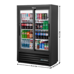 Armoire réfrigérée 329 L.. Noir - Positive - Premium Series | GDM33SSL56HCLD | TRUE
