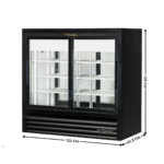 Armoire réfrigérée 395 L.. Noir - Positive - Premium Series | GDM41CPT48HCLD | TRUE