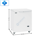 Congélateur Coffre 155 L. - Gamme Médicale | SE1045+1X14691 | TEFCOLD