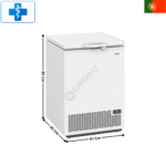 Congélateur Coffre 100 L. / Ultra Basse Température -80°C - Gamme Médicale | UL100 | TENSAI