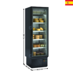Armoire vitrée 1 Porte Battante 428 Litres / Spécial Fromage – Série INGENIOUS | EFILQ1R | DOCRILUC
