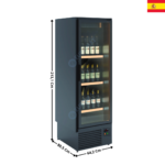 Armoire vitrée 1 Porte Battante 461 Litres / Spécial Vin – Série INGENIOUS | EFIW1R | DOCRILUC