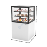Comptoir Réfrigéré 60 Cm / 2 Niveaux / Blanc - Série INTEGRA BASE | IN6050110 | SAYL