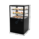 Comptoir Réfrigéré 60 Cm / 2 Niveaux / Noir - Série INTEGRA BASE | IN6050110B | SAYL