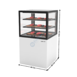 Comptoir Réfrigéré avec Humidificateur 60 Cm / 2 Niveaux / Blanc - Série INTEGRA BASE | IN6050110H | SAYL