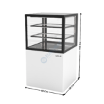 Comptoir Neutre 60 Cm / 2 Niveaux / Blanc - Série INTEGRA BASE | IN6050110N | SAYL