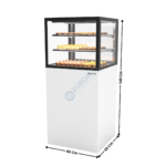 Comptoir Réfrigéré avec Humidificateur 60 Cm / 2 Niveaux / Blanc - Série INTEGRA BASE | IN6050140H | SAYL