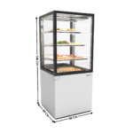 Comptoir Chauffant 60 Cm / 2 Niveaux / Blanc - Série INTEGRA BASE | IN6080140C | SAYL