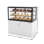 Comptoir Réfrigéré 100 Cm / 2 Niveaux / Blanc - Série INTEGRA BASE | IN10050110 | SAYL