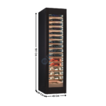 Cave à vin - 112 Bouteilles - Simple température à porte vitrée | KSW1121TB | HOREKUS