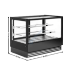 Vitrine à Chauffante Panoramique - 120L. | KDLX70C | HOREKUS