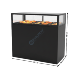 Comptoir Chauffant 120 Cm / 1 Niveau / Noir - Série INTEGRA BASE | IN12020115CB | SAYL