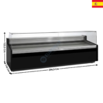 Vitrine réfrigérée 294,5cm - JUNIPER 1100  | VE1030RCTF | DOCRILUC
