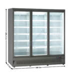Armoire Négative 1450 L. - Gamme Supermarché - Gris | KMR188NG | HOREKUS