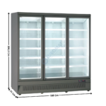 Armoire Positive 1450 L. - Gamme Supermarché - Gris | KMR188PG | HOREKUS