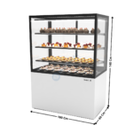Comptoir Réfrigéré avec Humidificateur 100 Cm / 3 Niveaux / Blanc - Série INTEGRA BASE | IN10080140H | SAYL