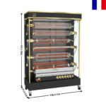 Rôtissoire électrique 30/36 Volailles "Noir" - Série OLYMPIA | 13756OLE | ROTISOL