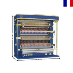 Rôtissoire gaz 20/24 Volailles "Bleu" - Série OLYMPIA | 13754OLG+RALB | ROTISOL