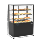Comptoir Chauffant 100 Cm / 3 Niveaux / Noir - Série INTEGRA BASE | IN10080140CB | SAYL