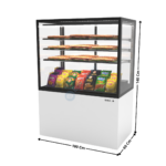 Comptoir Neutre 100 Cm / 3 Niveaux / Blanc - Série INTEGRA BASE | IN10080140N | SAYL