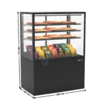 Comptoir Neutre 100 Cm / 3 Niveaux / Noir - Série INTEGRA BASE | IN10080140NB | SAYL