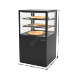 Comptoir Chauffant 60 Cm / 2 Niveaux / Noir - Série INTEGRA BASE | IN6050110CB | SAYL