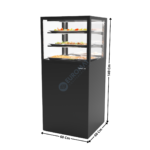 Comptoir Chauffant 60 Cm / 2 Niveaux / Noir - Série INTEGRA BASE | IN6050140CB | SAYL