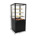 Comptoir Chauffant 60 Cm / 2 Niveaux / Noir - Série INTEGRA BASE | IN6080140CB | SAYL