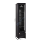 Armoire Congélateur 165 L.  / Compact - Noir | KFRTHINB | HOREKUS