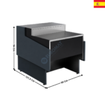 Meuble neutre 80 cm avec Tiroir de Service - SVEST LINE 1200 I  | MCVE128 | DOCRILUC
