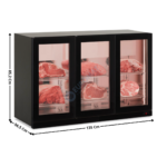 Armoire à maturation - Mod. 280L. / Noire | KAGER300WALL | HOREKUS