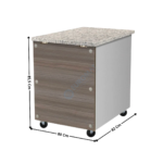Meuble Neutre 80 Cm avec Tiroir - Granit Rose  | THKT88 | SKYRAINBOW