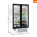 Armoire vitrée 2 Portes Battante 797 Litres / Spécial Pâtisserie - Série INGENIOUS | EFILP2R | DOCRILUC