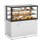 Comptoir Réfrigéré avec Humidificateur 100 Cm / 2 Niveaux / Blanc - Série INTEGRA BASE | IN10050110H | SAYL