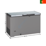 Congélateur Coffre 352 Litres - Coloris Inox | CHI370T | TENSAI