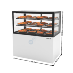 Comptoir Chauffant 100 Cm / 2 Niveaux / Blanc - Série INTEGRA BASE | IN10050110C | SAYL