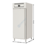 Armoire Pâtissière Positive 600x800 - 900 L. - 1 Porte Pleine | APR950 | CORECO