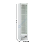 Armoire Vitrine Réfrigérée 164L. - Blanc | KTHINW | HOREKUS