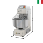 Pétrin 60 Kg. - Cuve & Tête fixe / Digitale - EASYMIX Series | EASY60 | MF ITALY