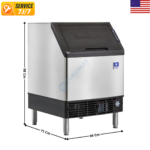 Machine à glaçons 69Kg/24H à AIR - Demi-Cube - Gamme NEO | UYP0140A | MANITOWOC