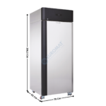 Armoire négative 650 L. "Spécial Crèmes Glacées" - Ultra-Basse Température - 1 porte pleine | SHF700 | COOL HEAD