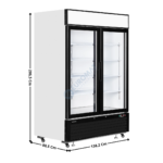 Armoire Positive 1108 L. - Gamme Supermarché - Blanche | LGC5000 | TEFCOLD
