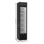 Armoire Négative 190 L. Noir/Blanc - Gamme COMPACT | FSF176VHB | TEFCOLD