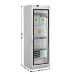 Armoire Négative 400 L. Blanc - Ventilé - Gamme STD | UF400VGW | TEFCOLD