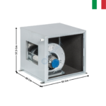 Caisson Motorisé 550W - 3600m3/H | DLMCMP10 | DYNASTEEL