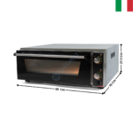 Four à Pizza Electrique 1 Pizza - 450°C - Série P150 | P150H450 | EFFEUNO