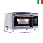 Four à Pizza Electrique 1 Pizza - 550°C - Série EASY PIZZA EVOLUTION | GARAEVOLUTION | EFFEUNO
